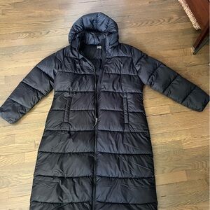 New 32 Degree Heat Maxi Long Coat Black XL Warm Winter Fall
